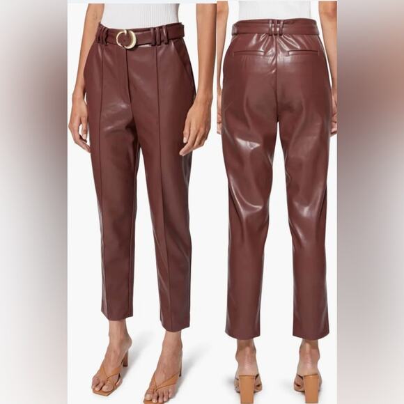 JONATHAN SIMKHAI
Pauline Belted Faux Leather Crop Pants - Picture 1 of 14